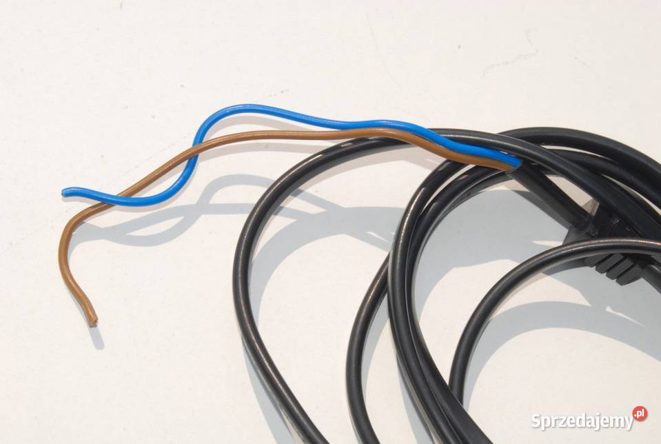 Kabel zasilający przewód z wtyczką 2 x 05 mm2 Cieszyn