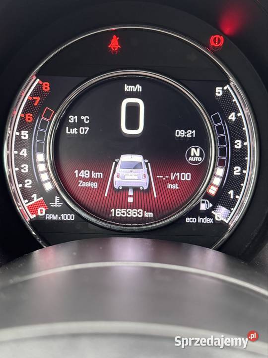 Abarth 595 Turismo 14T MTA Brembo Rok produkcji 2015 Płaza