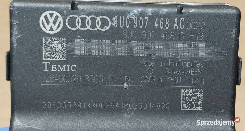 MODUŁ STEROWNIK GATEWAY AUDI A1 8X Q3 8U dolnośląskie