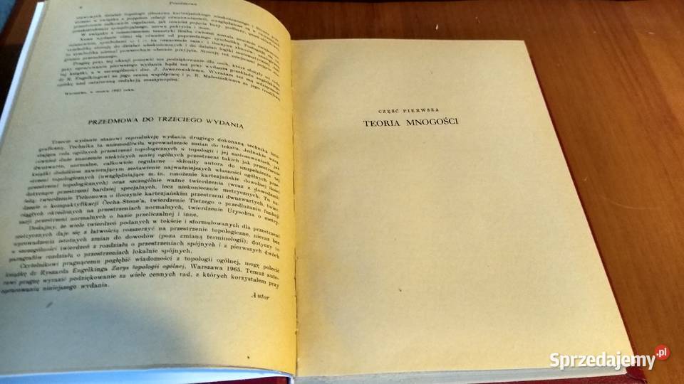 Wstęp do teorii mnogości i topologii Kazimierz Gdańsk
