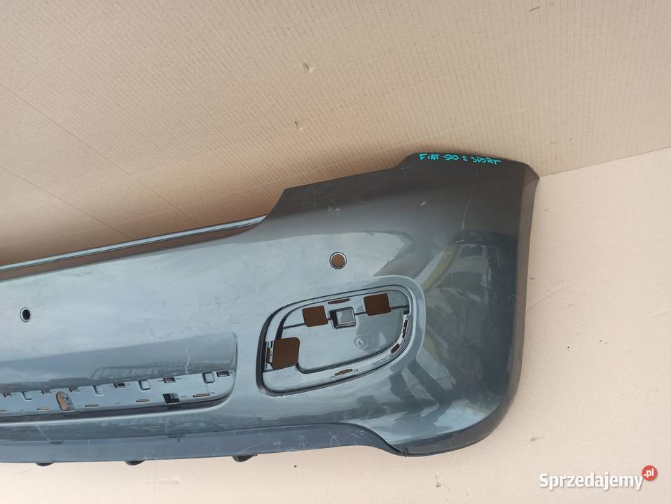 FIAT 500 SPORT ZDERZAK TYŁ TYLNY PDC 735565271 Bieleń