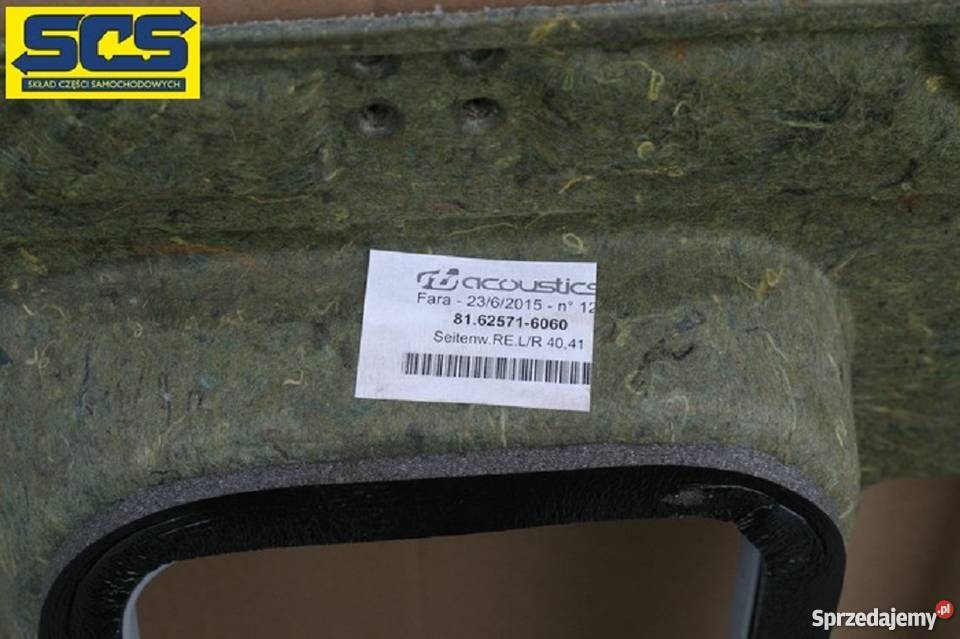 MAN TGX XLX TAPICERKA WNĘTRZA BOCZNE SPRAWNE Bieleń