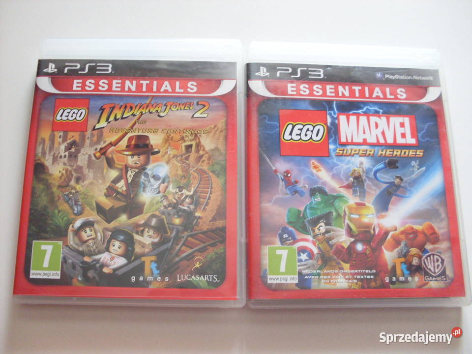 Gry Lego Marvel i indiana jones na 3 podkarpackie