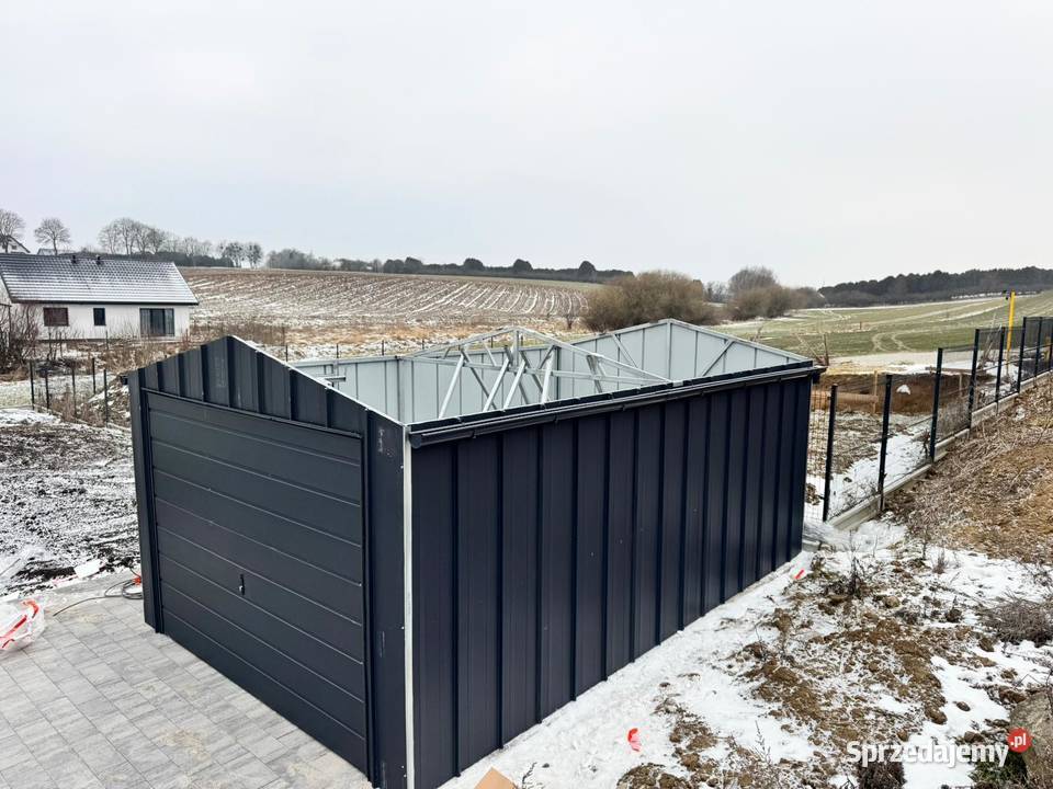 Garaż z blachy na rąbek 5x6 producent 6x6 7x6 mazowieckie Radom