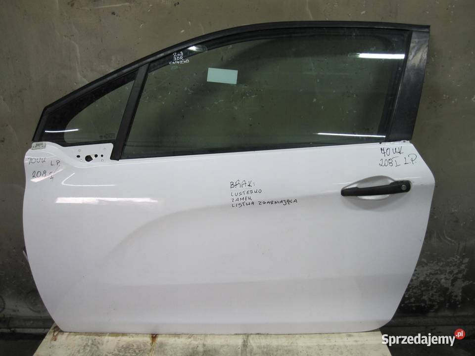 PEUGEOT 208 I 13r drzwi lewe przód Drzwi