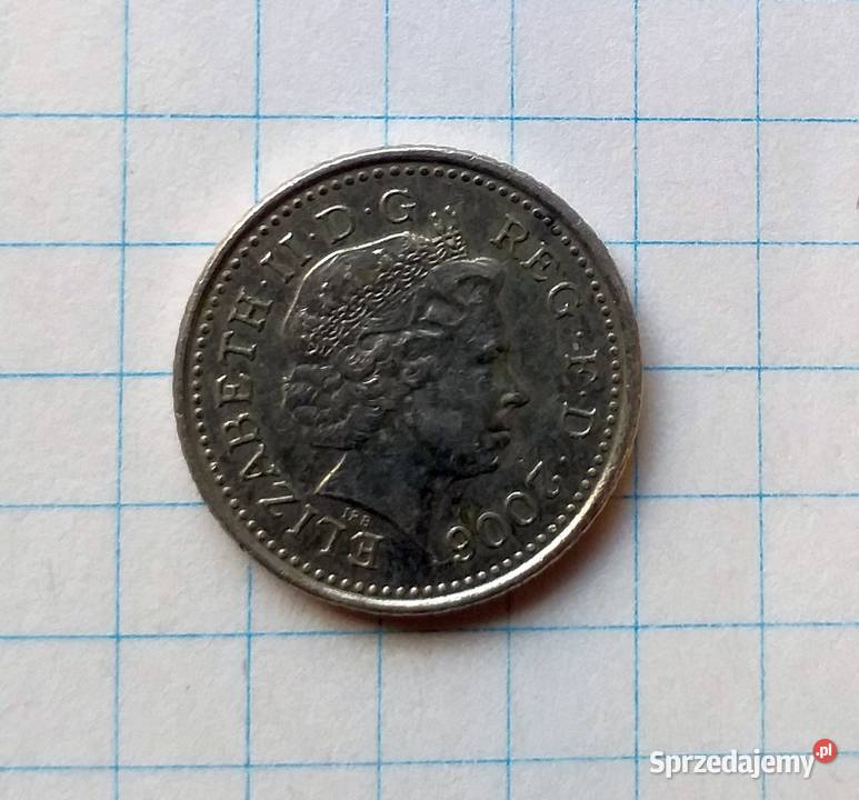 5 PENSÓW FIVE PENCE 2006 WIELKA BRYTANIA Piszczac