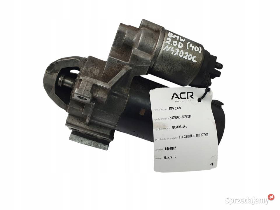 ROZRUSZNIK BMW E87 E90 E91 20 D N47D20C Bosch osobowe