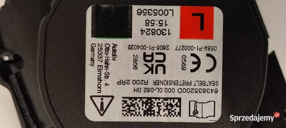 BMW F44 218I PAS BEZPIECZEŃSTWA LEWY TYŁ 7488773