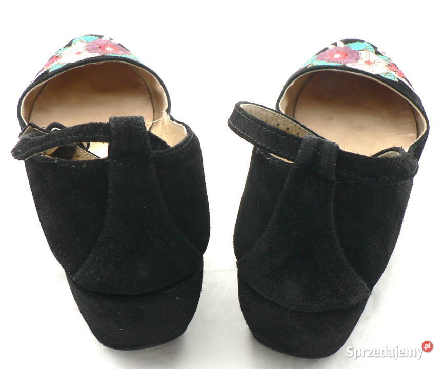 FAITHangielskie platformy folk 41 czarny Łódź