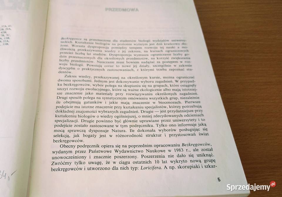 Bezkręgowce podstawy morfologii funkcjonalnej Gdańsk