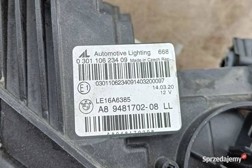 BMW 3 G20 G21 FULL LED LAMPA PRAWA osobowe