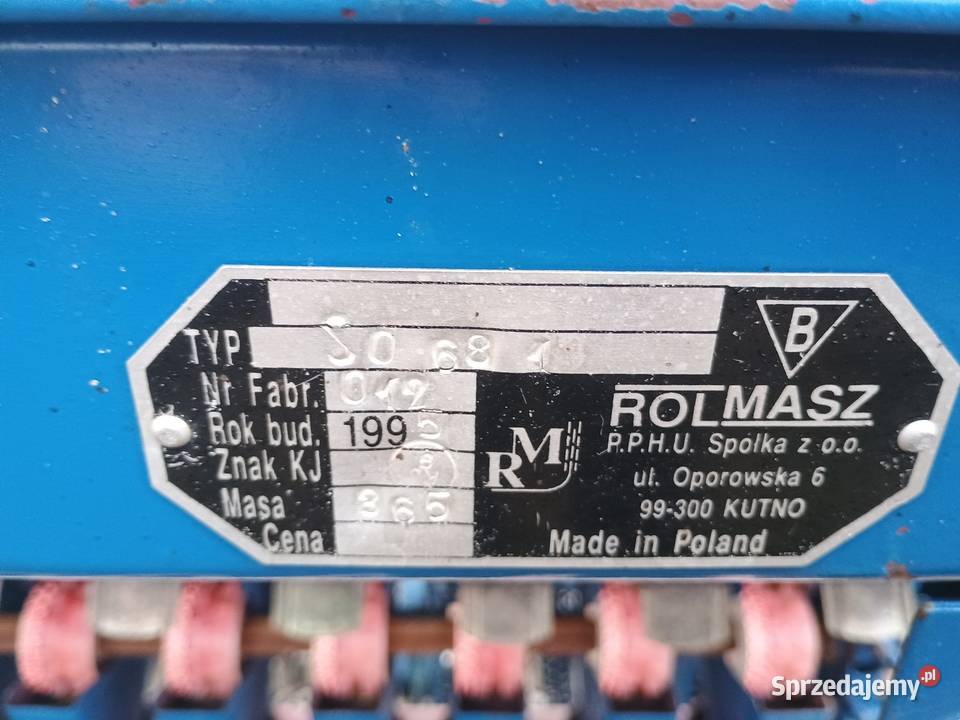 Siewnik zbożowy Rolmasz Poznaniak 6 Kutnowiak SO nieuszkodzony lubelskie Izbica sprzedam