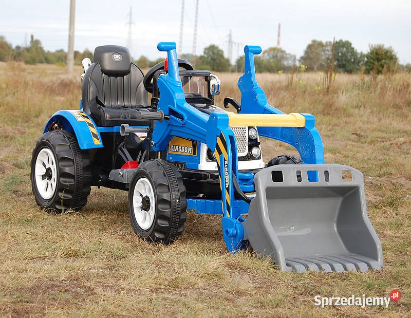 BAWIBUS Autko na akumulator TRAKTOR Z ŁYŻKĄ Pojazdy elektryczne i spalinowe