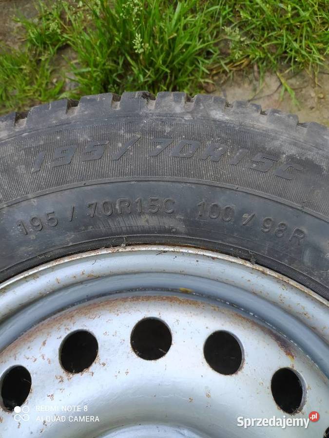 Sprzedam felgi 15VW transporter Rozmiar 15"