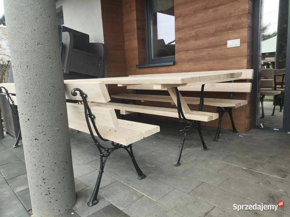 Stół z ławkami lubelskie