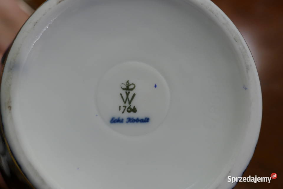 Wazon kobaltowy Wallendorf Gwiezdny pył Antyki, Sztuka, Kolekcje Słupsk