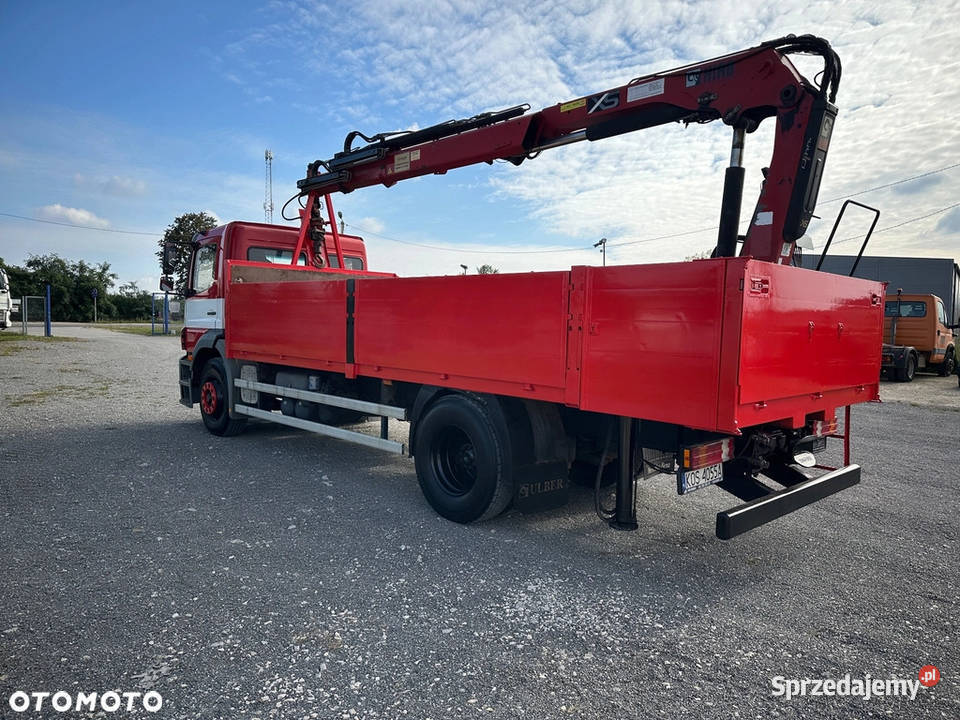 MercedesBenz Axor 1828 skrzyniowy HDS Hiab podlaskie Łomża