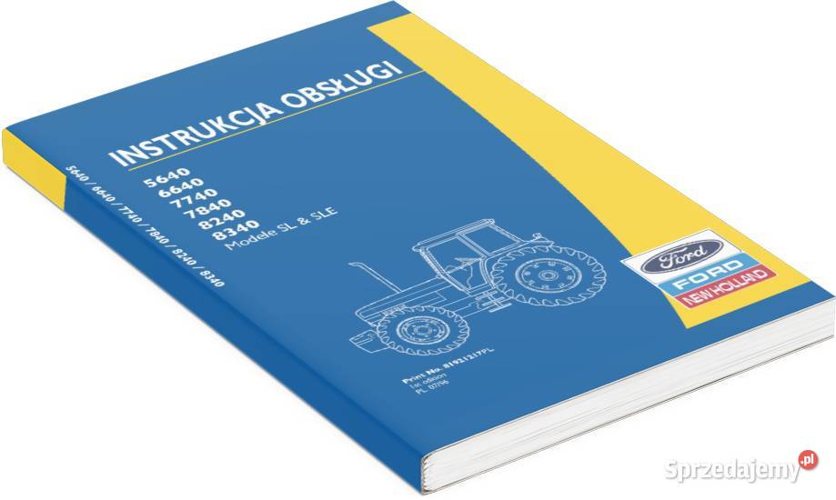 7810 Ford Instrukcja katalog napraw obsługi Szamotuły