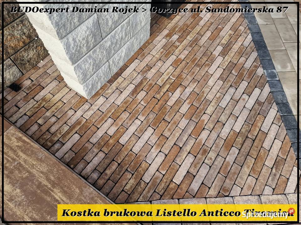 Kostka brukowa Forbet LISTELLO 6 Piryt Silver sprzedam