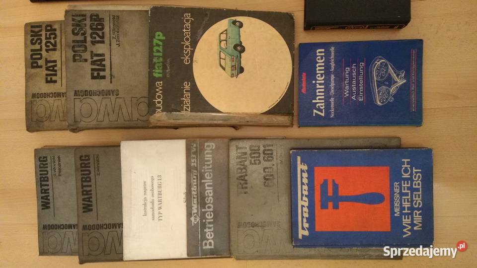 Książka naprawa samochodu Fiat 125 126 Trabant śląskie Chorzów
