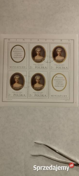 Bloczki komplet malarstwo 1970 Polska Gdynia