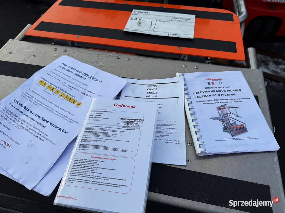 zwyżka podnośnik elektryczny aluminiowy ELEVAH40 Działoszyn sprzedam