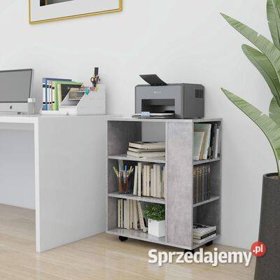 vidaXL Szafka na kółkach szarość betonu 60x35x75 Warszawa