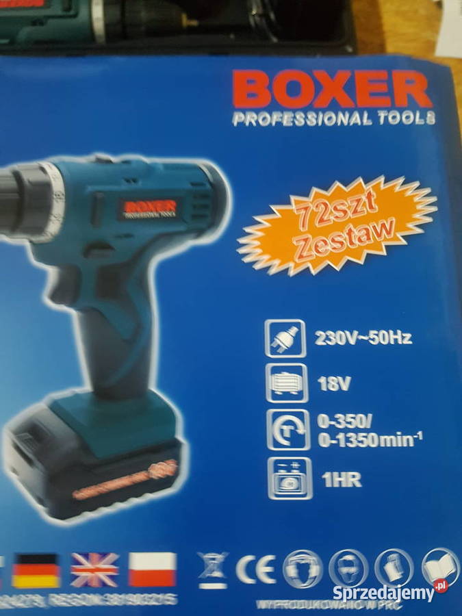 udostępnij Wkrętarka akumulatorowa Boxer BX175 wielkopolskie Głogowa