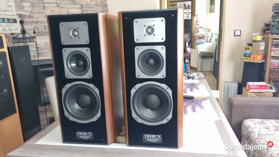 Kolumny monitory Quadral Tribun MK V 2x120W 4ohm Słuchawki i głośniki Warta sprzedam