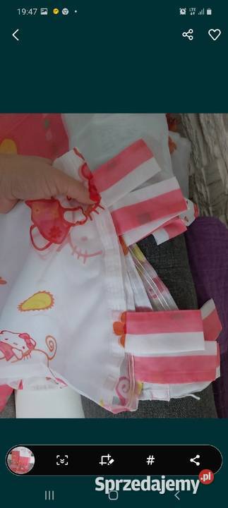 Firanki Hello Kitty 4 Pruszków sprzedam