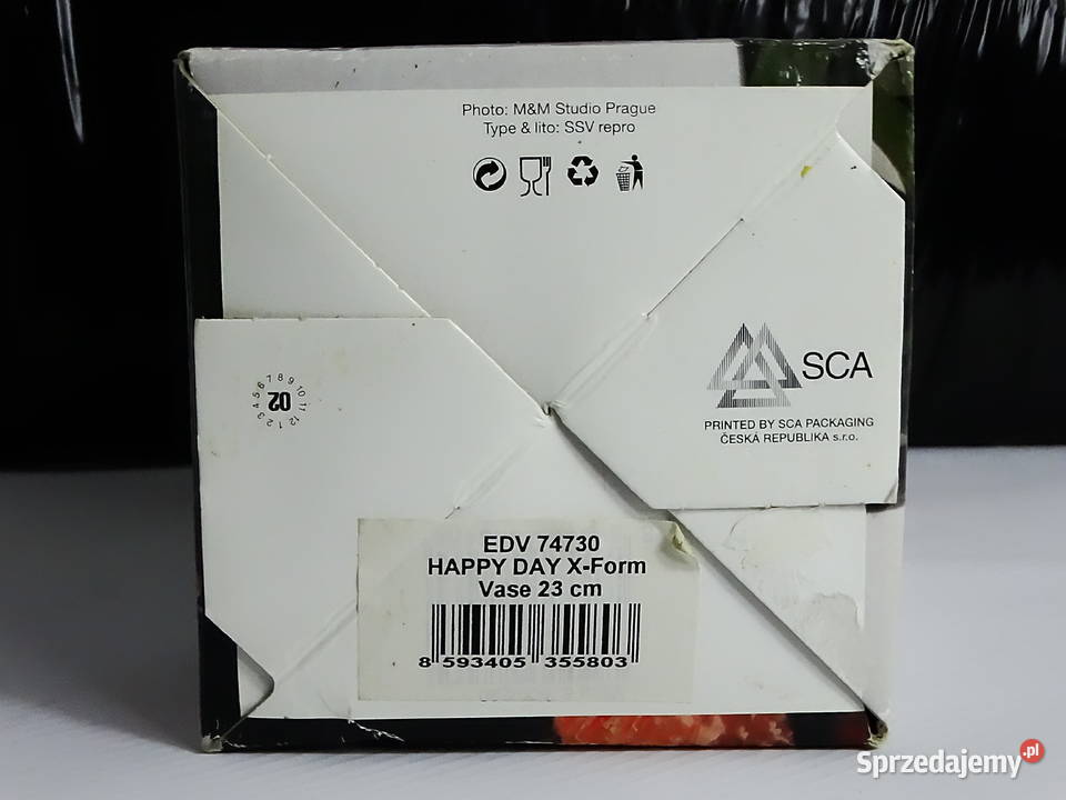 Bohemia Crystal Waza dekoracyjna flakon 23 Happy lubelskie Biłgoraj