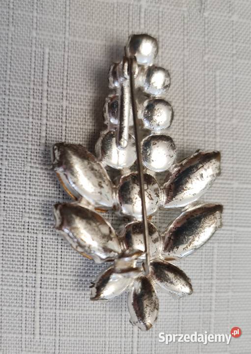 Brosza z cyrkoniami śląskie Katowice