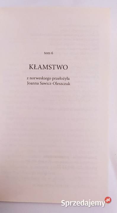 OBIETNICE Ellinor Rafaelsen TOM 6 Kłamstwo podlaskie Hajnówka