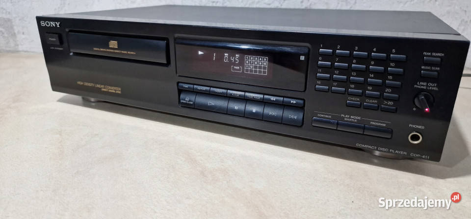 Sony odtwarzacz kompakt CD player CDP 411 CDP411 Międzychód