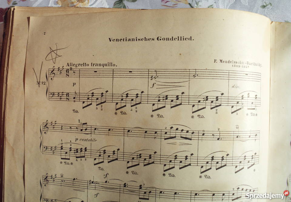 ANTYK Stare nuty oprawiony zbiór ocenzurowany Kraków