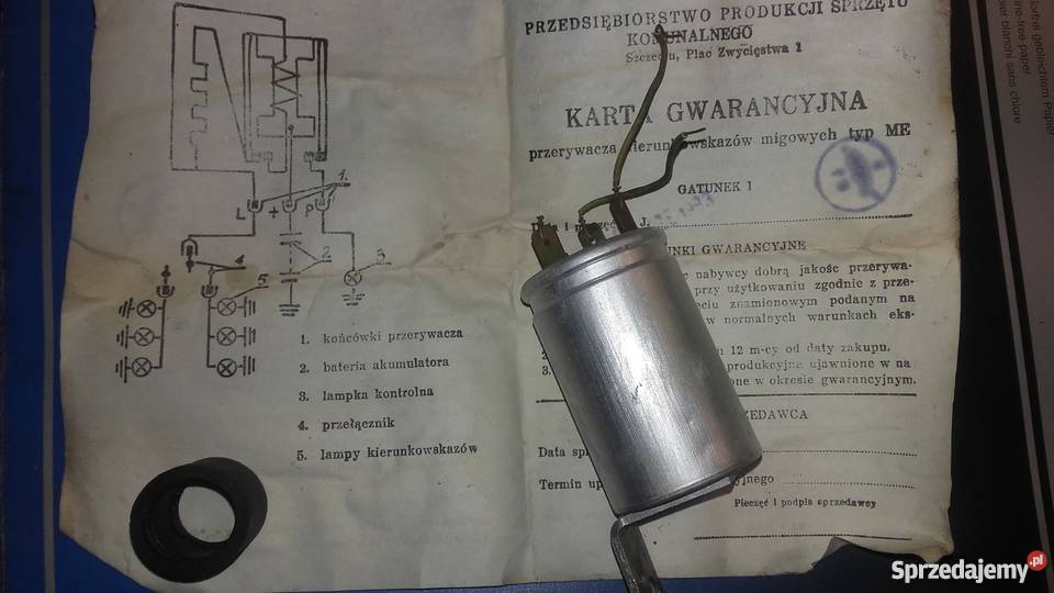 przerywacz kierunkowskazów migowych ME1 12V śląskie Żywiec