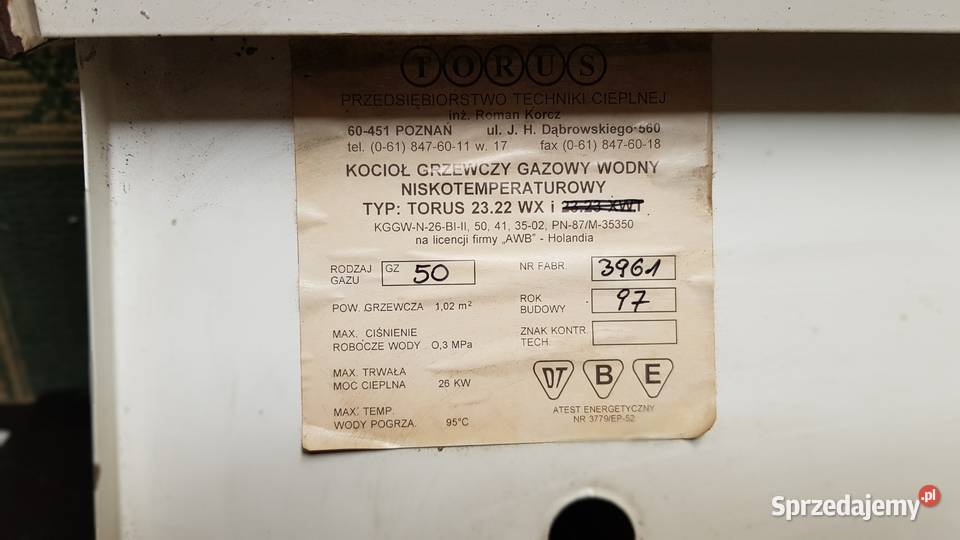 Torus 2322 WX nieużywany na części Rzeszów