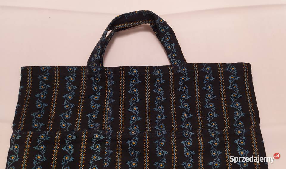 Torba na zakupy KWIATKI PASKI KROPKI
