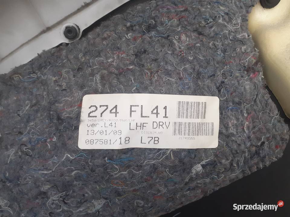 Toyota Auris 1 boczek drzwi lewy Legionowo