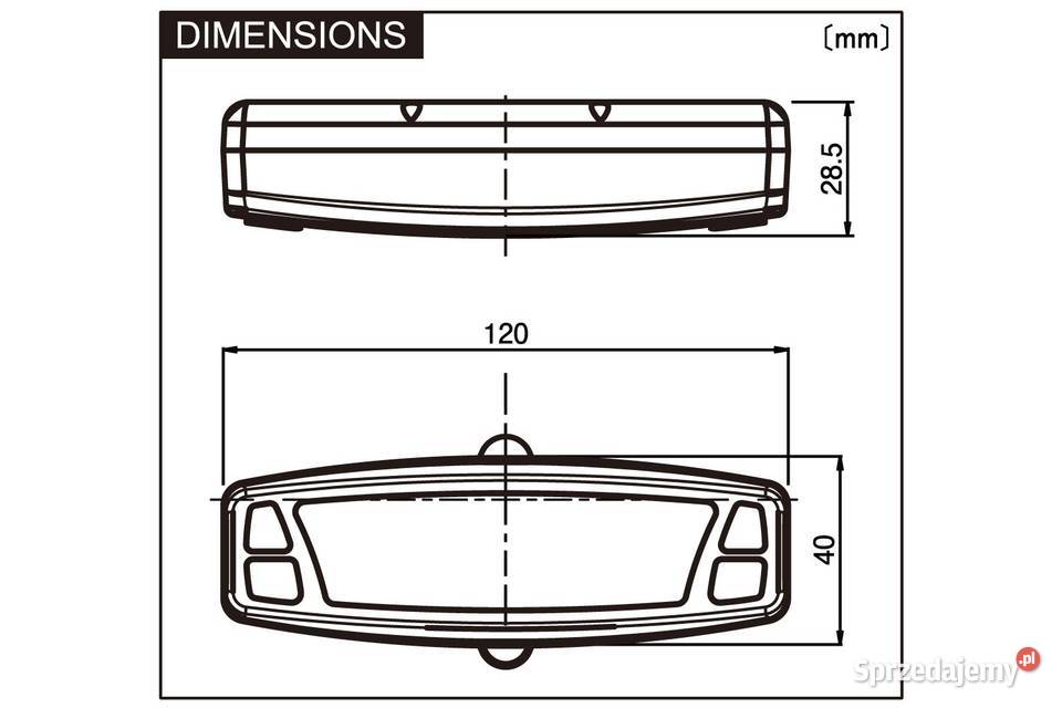 Licznik uniwersalny Daytona Asura kolor czarny
