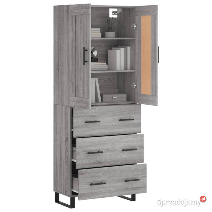 Witrynka szary dąb sonoma 695x34x180 materiał Warszawa