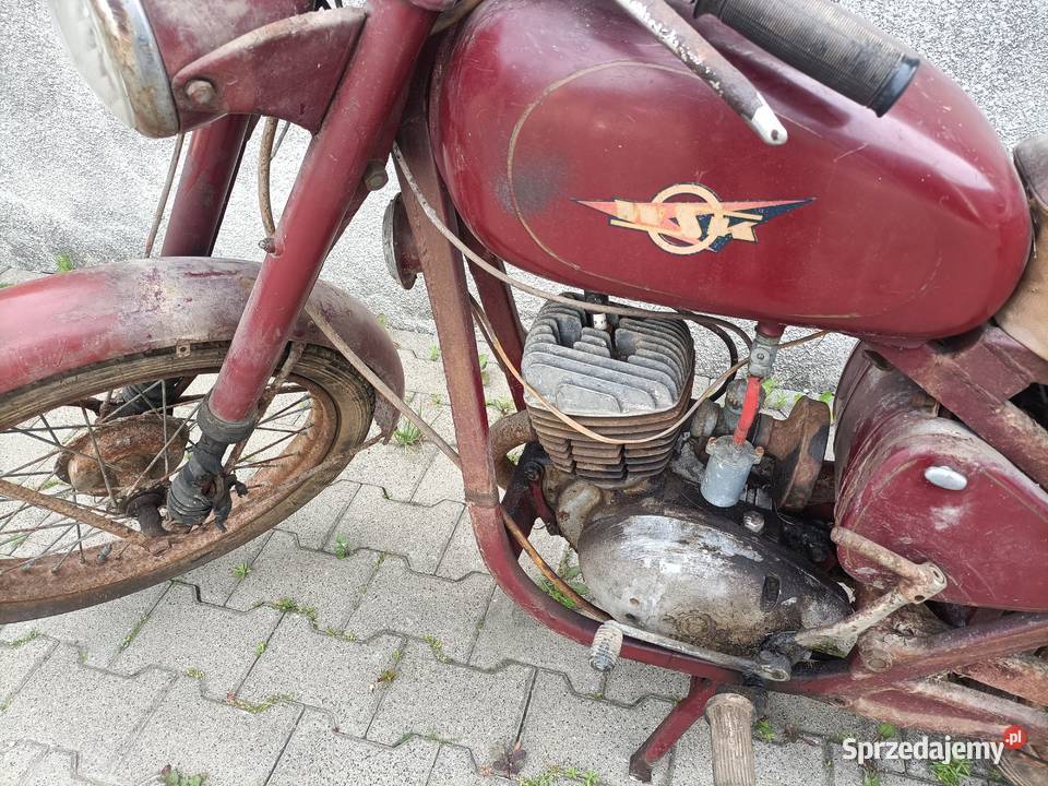 WSK 125 M06L oryginał uszkodzony kujawsko-pomorskie Padniewko sprzedam
