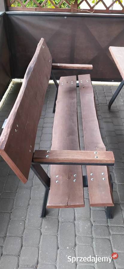 Meble tarasowe ogrodowe stół ławki Brzeźnica Leśna