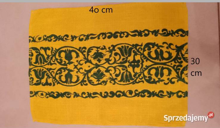 Stare lniane serwetki śląskie Częstochowa