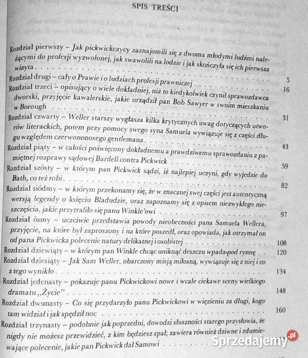 Klub Pickwicka Tom 1 i 2 Charles Dickens lubelskie Chełm