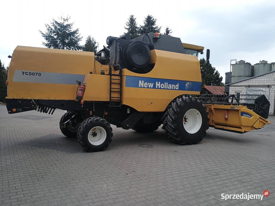 Kombajn zbożowy Holland TC 5070 2012r nowy 695h Czujniki strat ziarna lubelskie Łuków