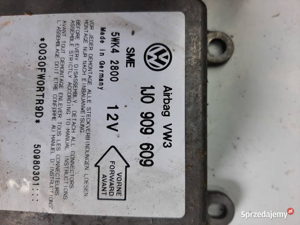 GOLF IV BORA IV Sensor sterownik moduł poduszek Ksawerów