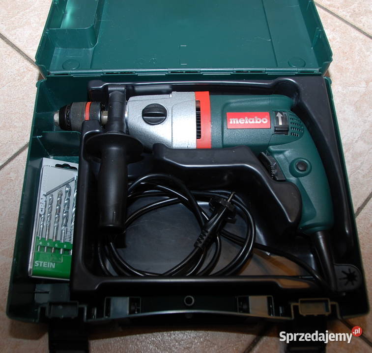 Wiertarka udarowa w walizce Metabo dwubiegowa z Warszawa sprzedam