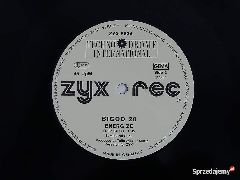Winyl Bigod 20 Body Energize 12 Maxi Single 1988 Płyty i kasety