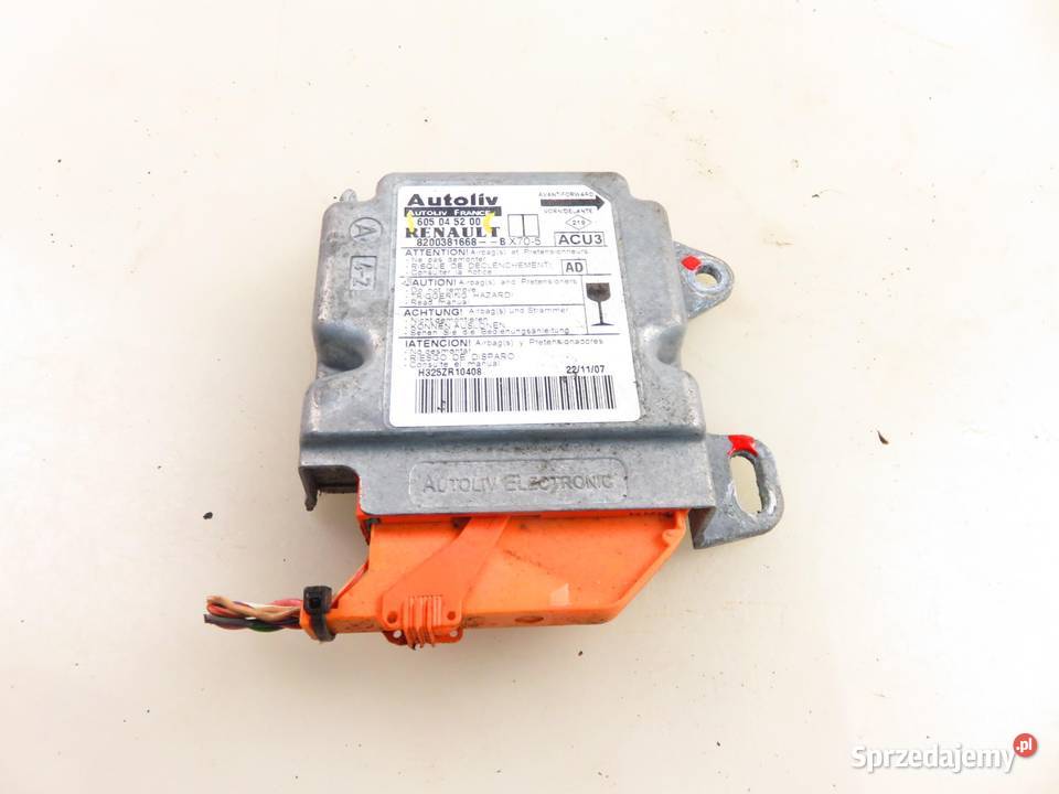 MODUŁ AIRBAG RENAULT MASTER II FD 605045200